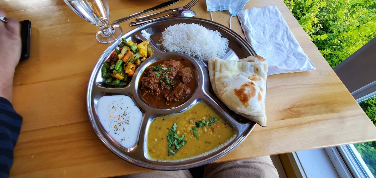 Lamb Thali, Restaurant Shalimar