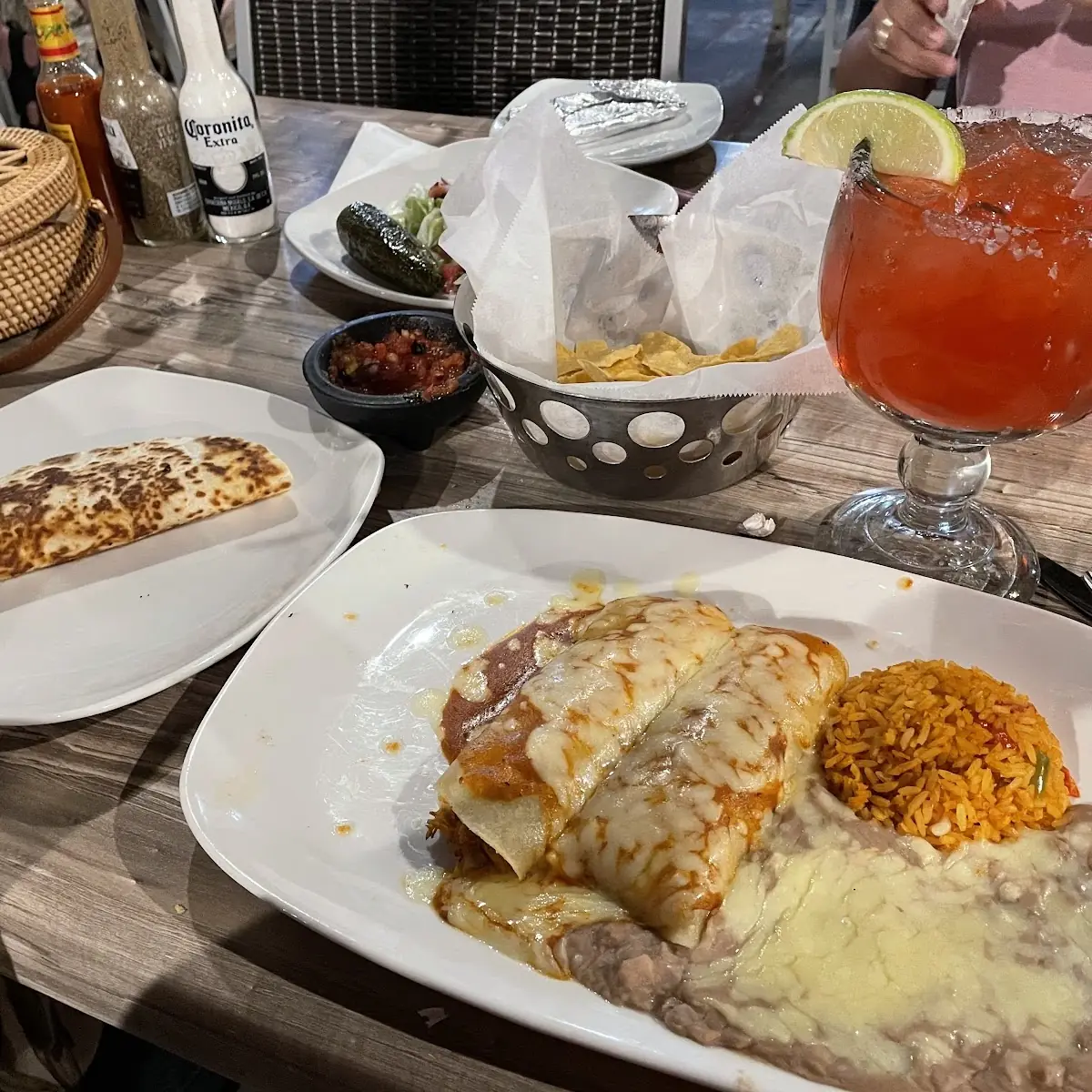 Enchilada and Quesadilla Combo