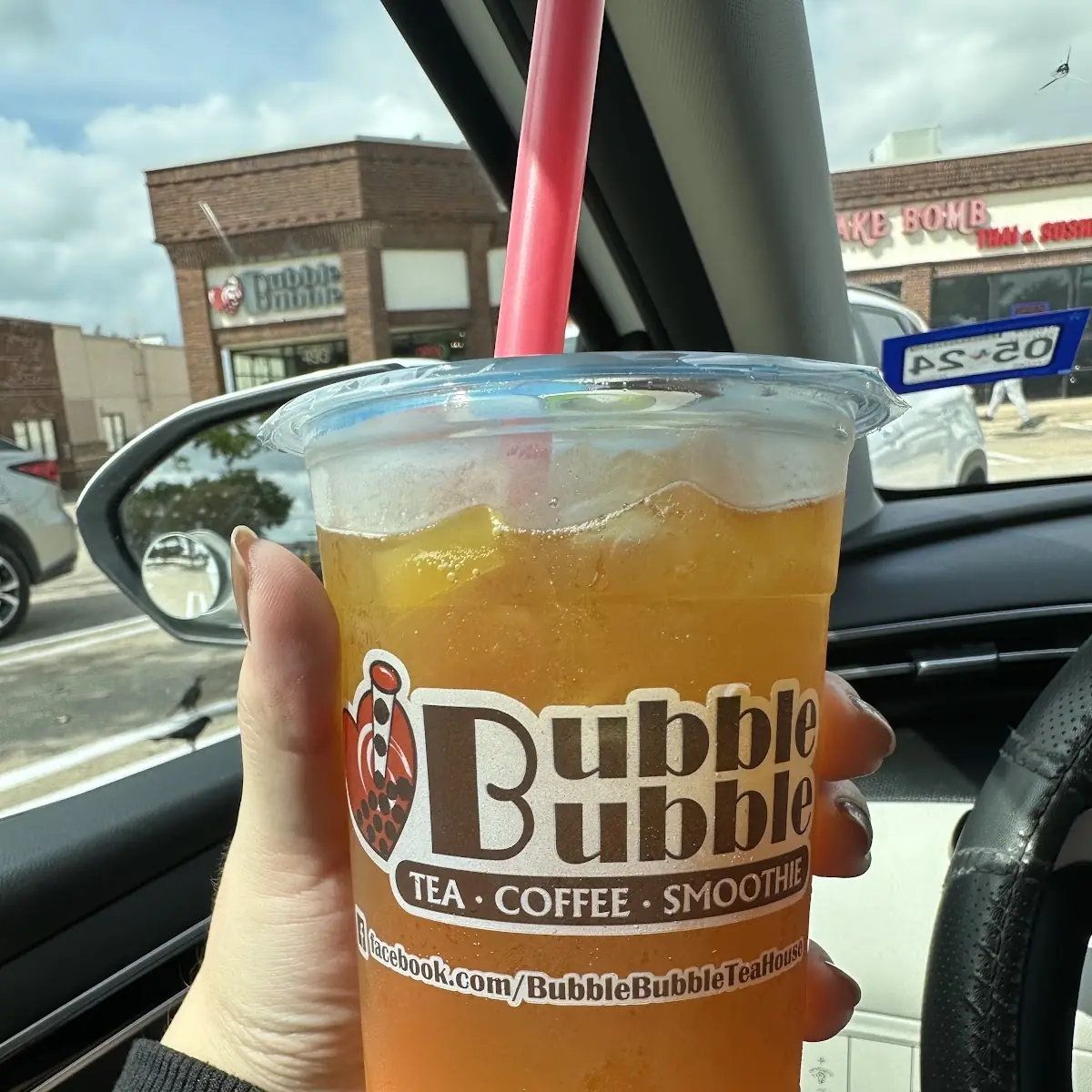 Mango Green Tea with Mango Jelly