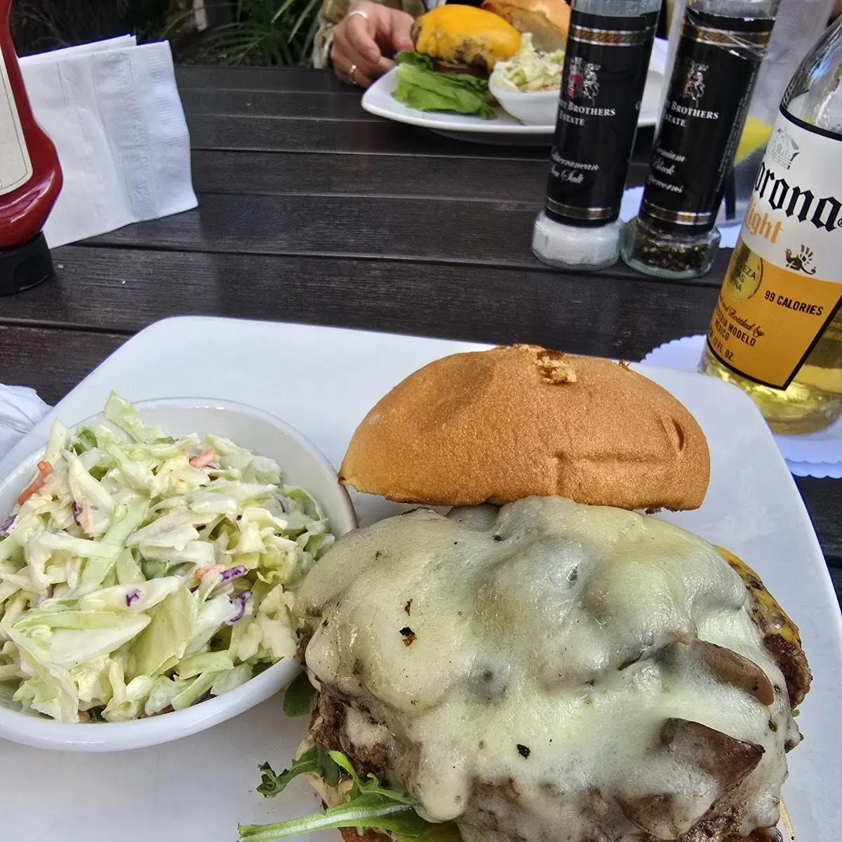 Mushroom Swiss Burger