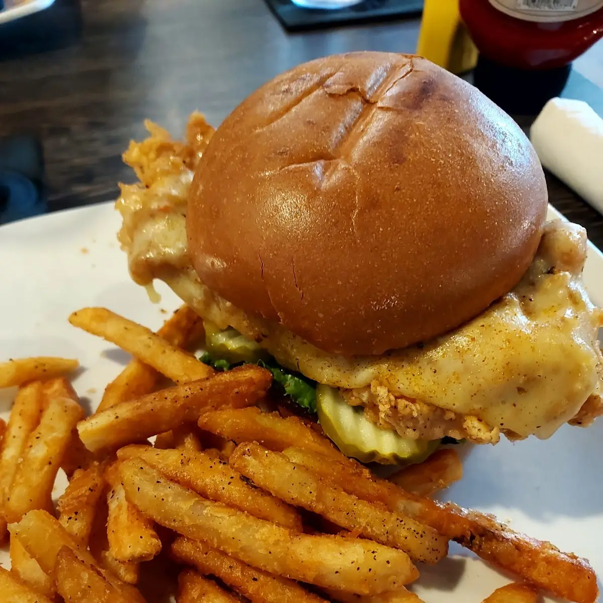 SRQ Hot Crispy Chicken Sandwich