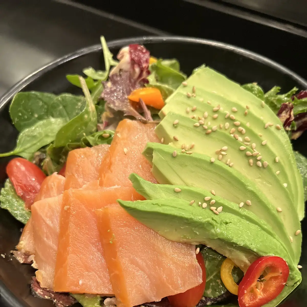 Smoked Salmon Avocado Salad