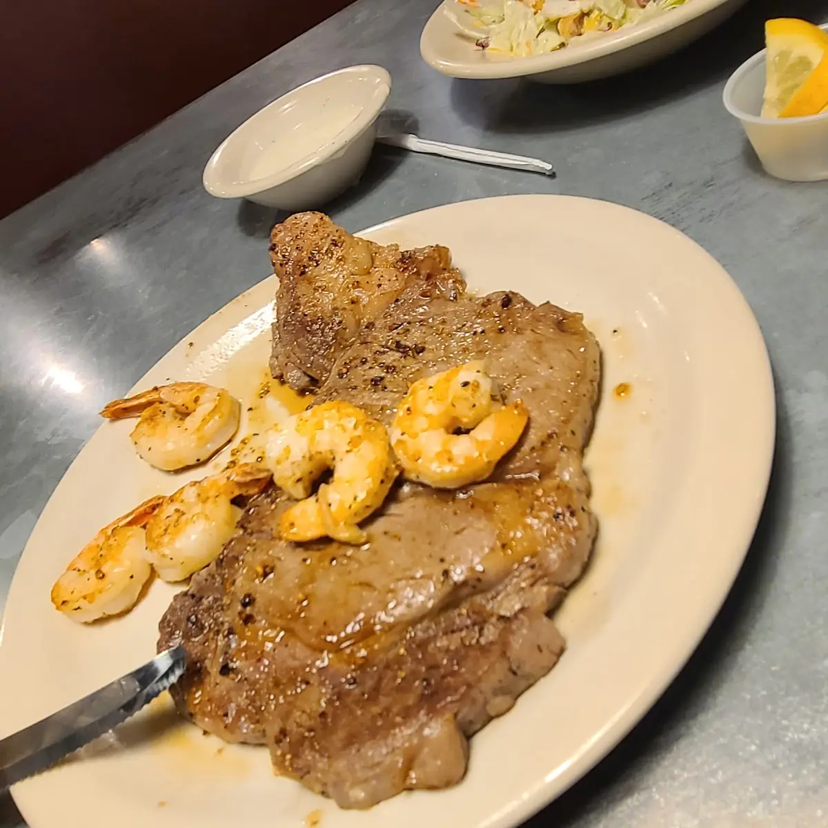 Steak and Shrimp