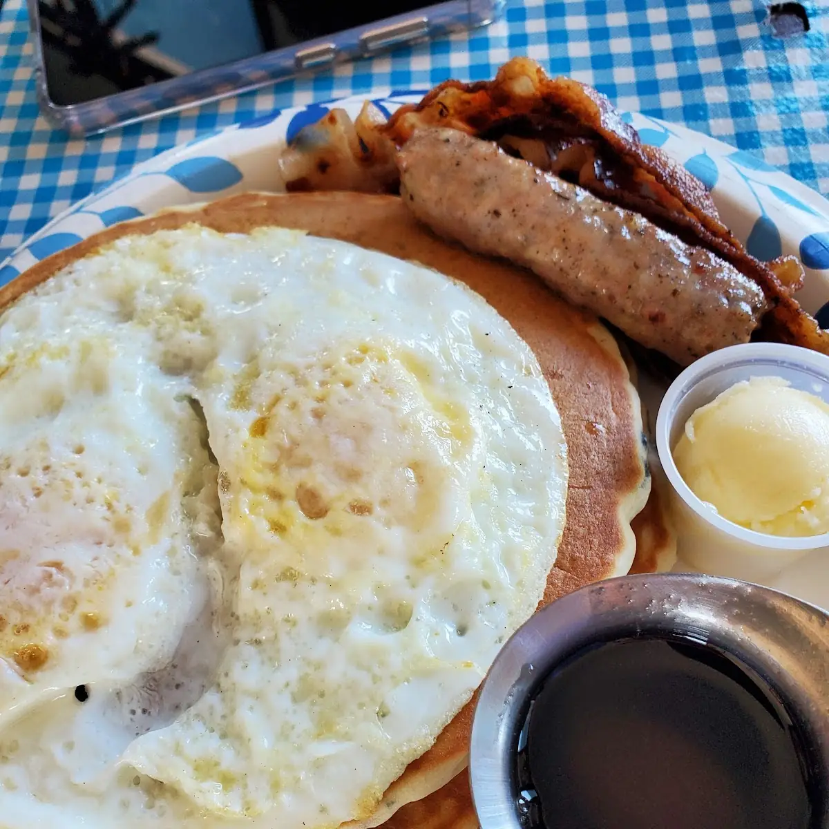 Two Eggs with Sausage