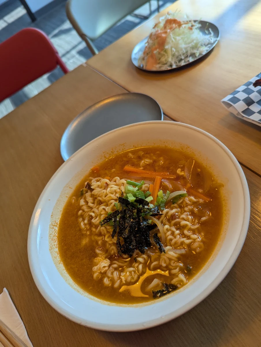 Shin Ramyun Korean-Style Spicy, BULDAK(Korean BBQ &Fried chicken)