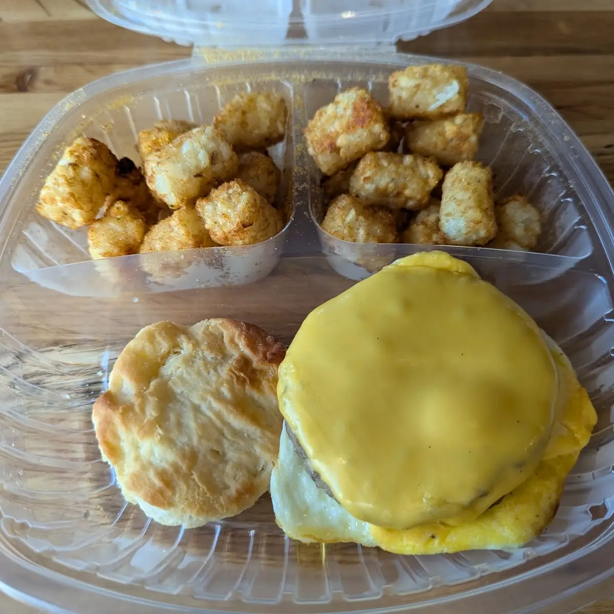 Sausage Egg and Cheese Biscuit