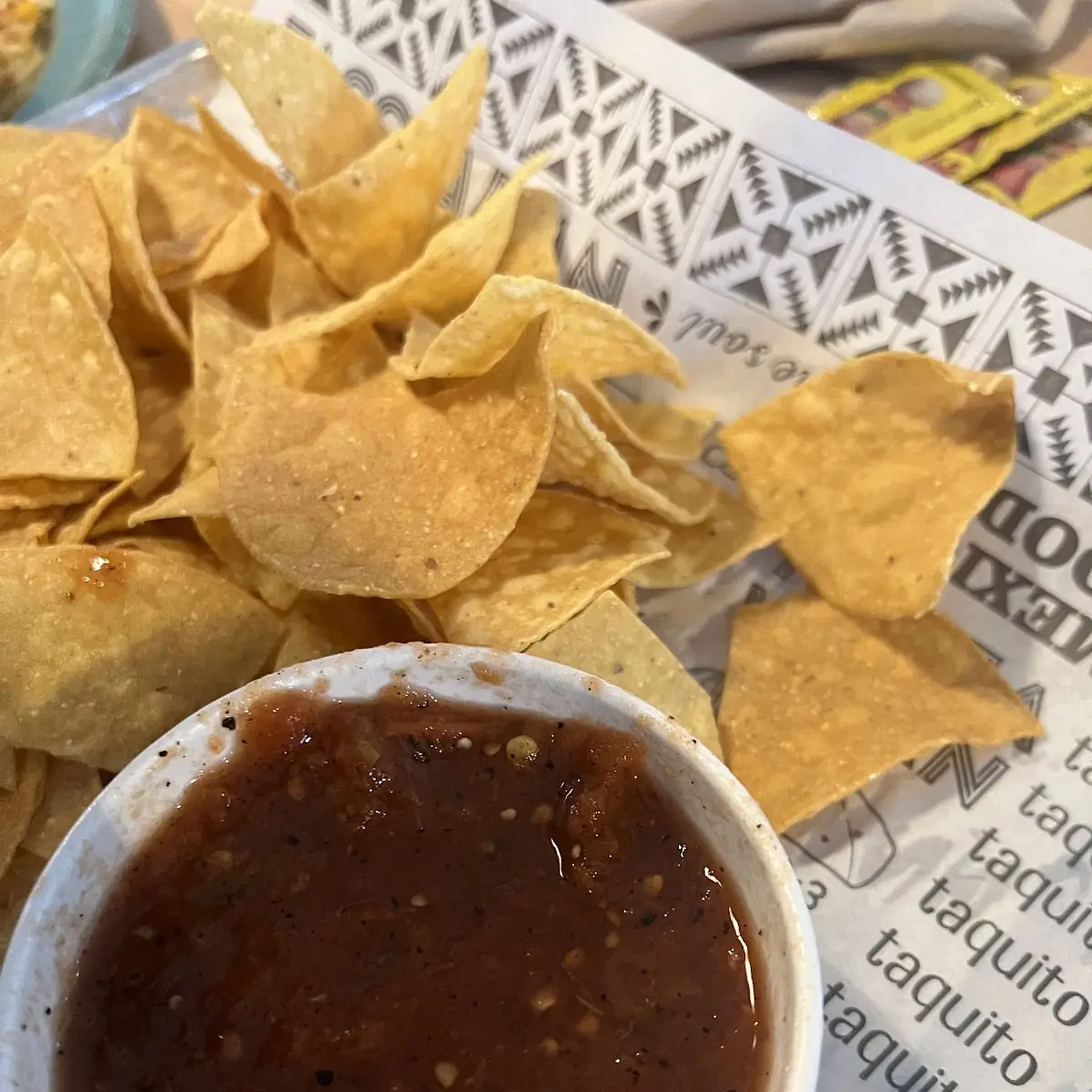Chips and Salsa Verde