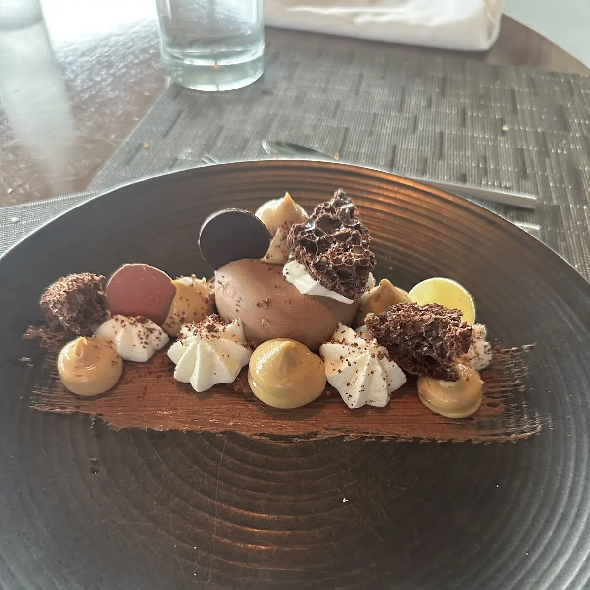 Meringue Chocolate Ice Cream Dessert