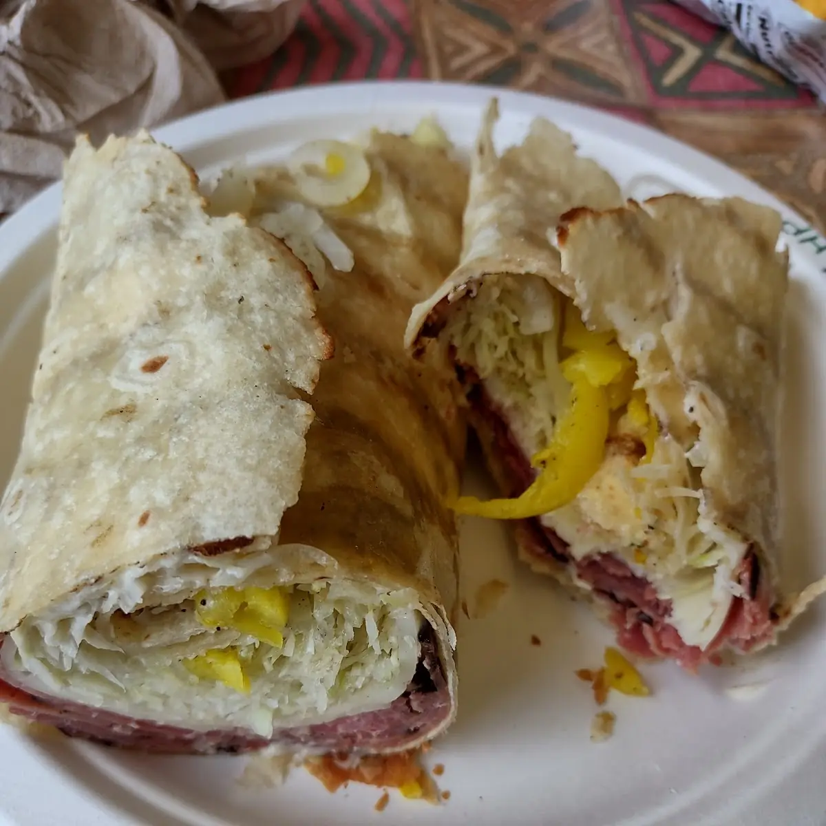 Pastrami in Gluten Free Wrap