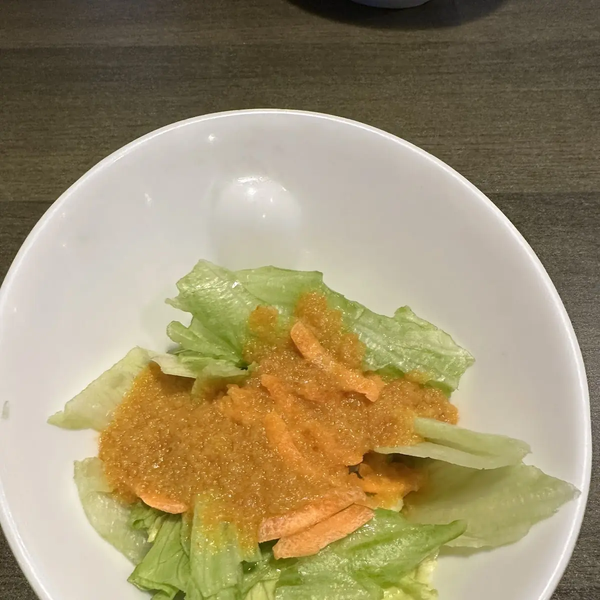 Salad with Ginger Dressing