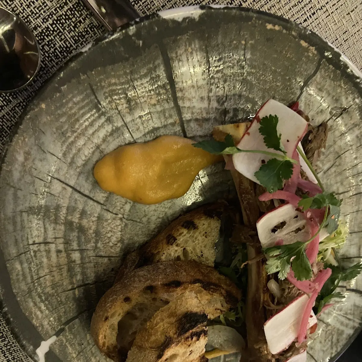 Bone Marrow and Short Rib Appetizer Platter