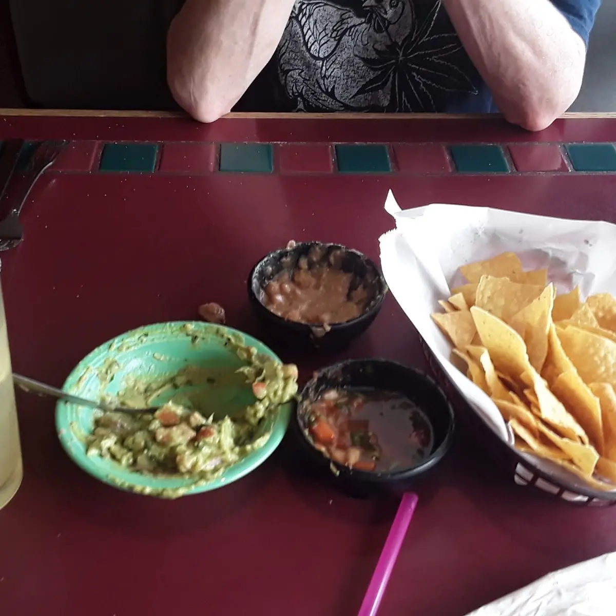 Trio Sampler - Beans Guac Queso Dip