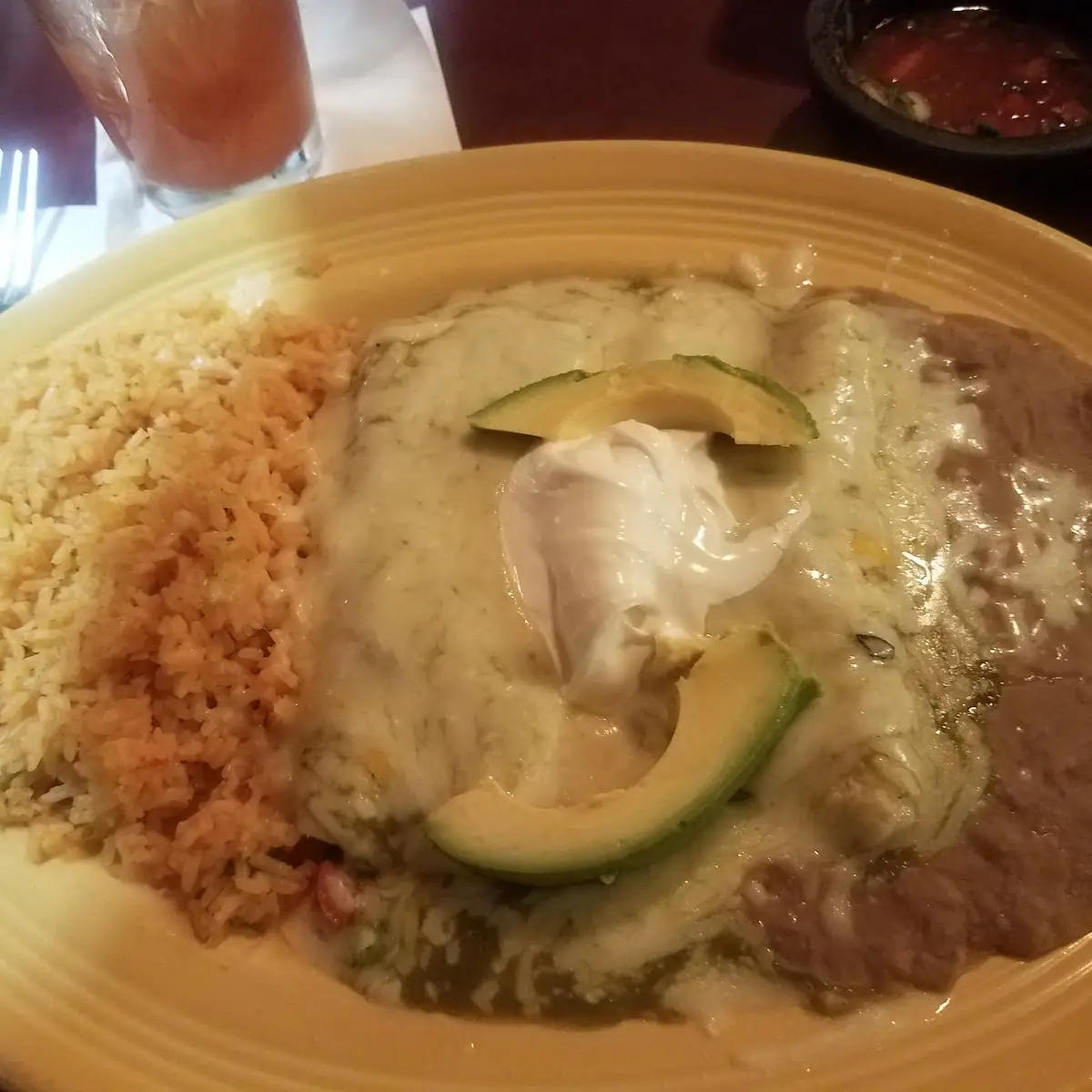 Two Enchiladas Suizas