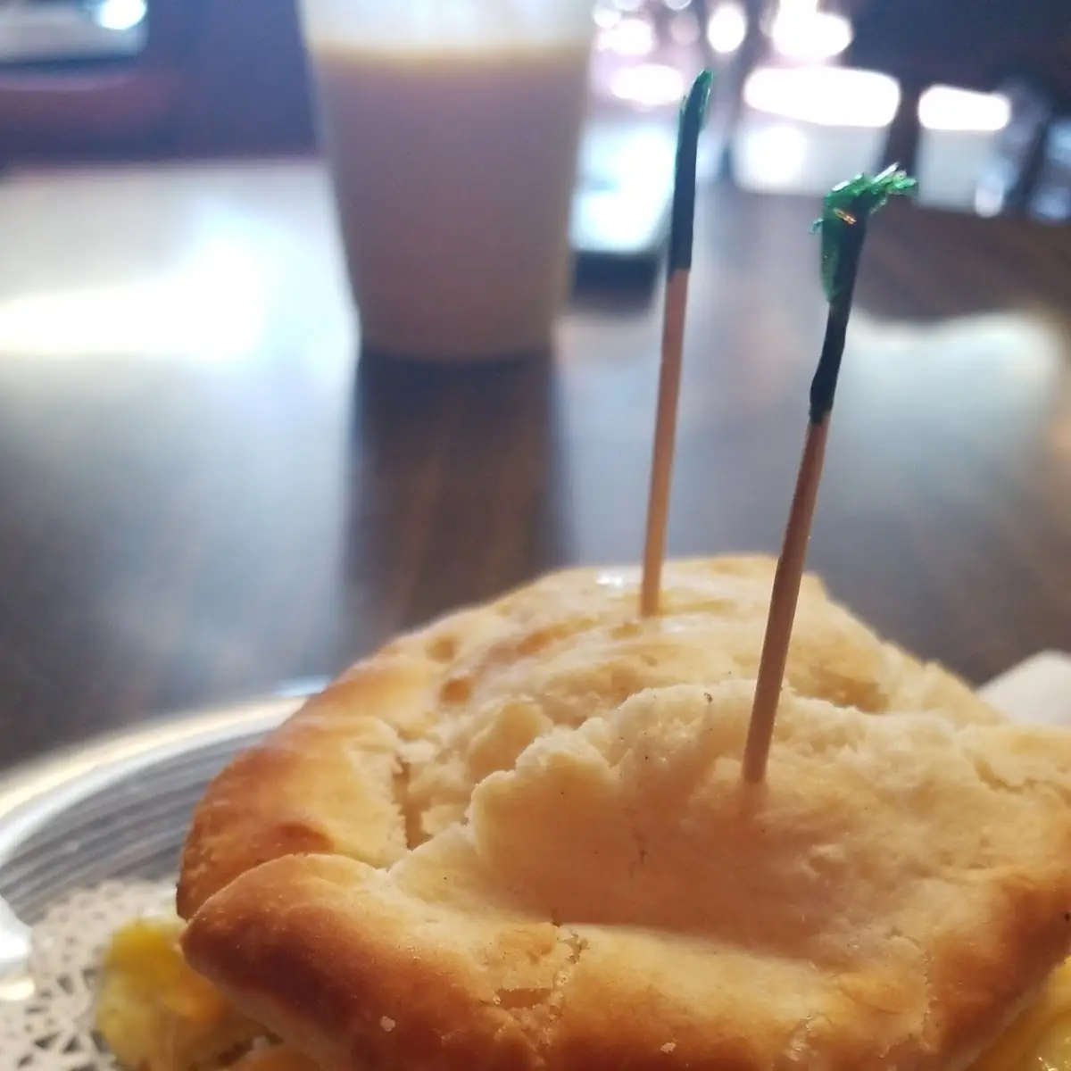 Sausage Egg and Cheese Biscuit