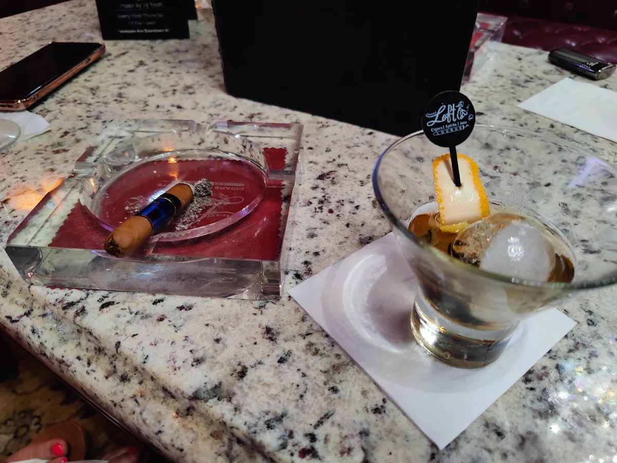 Old Fashioned & Cigar