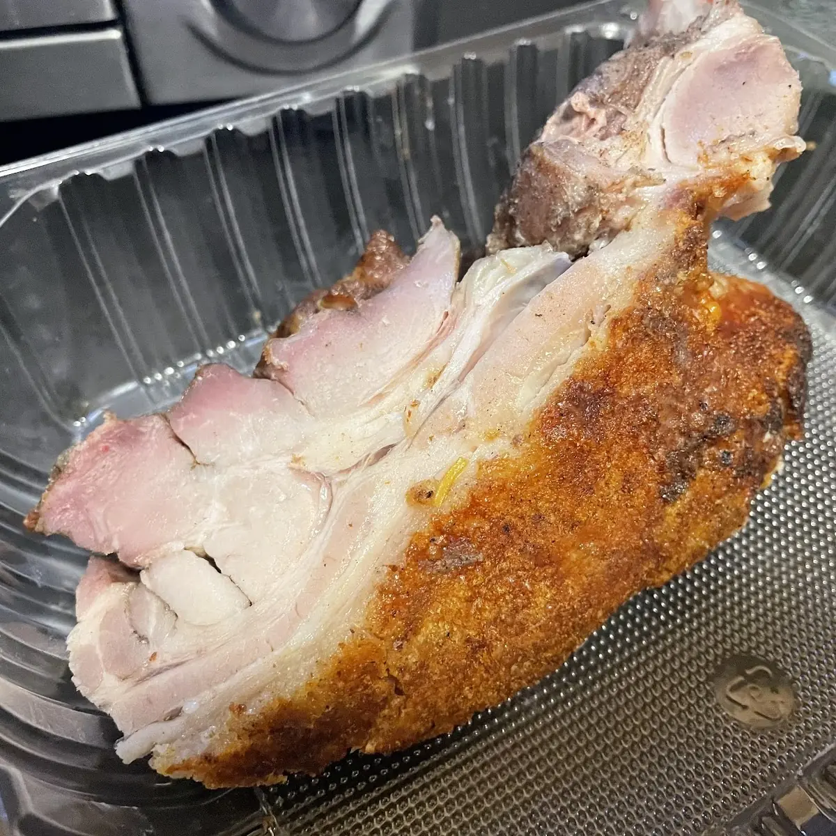 Roast Pork BBQ Ribs with Rice
