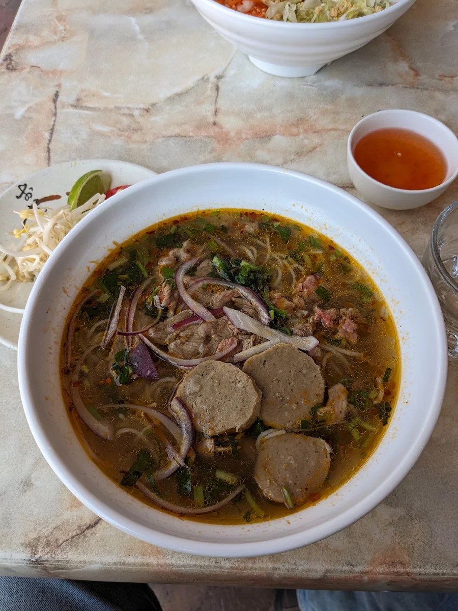 Spicy Beef Noodle Soup, Mrs Pho House Seymour