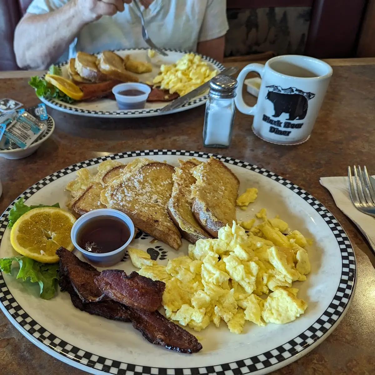 Bacon Eggs French Toast Platter