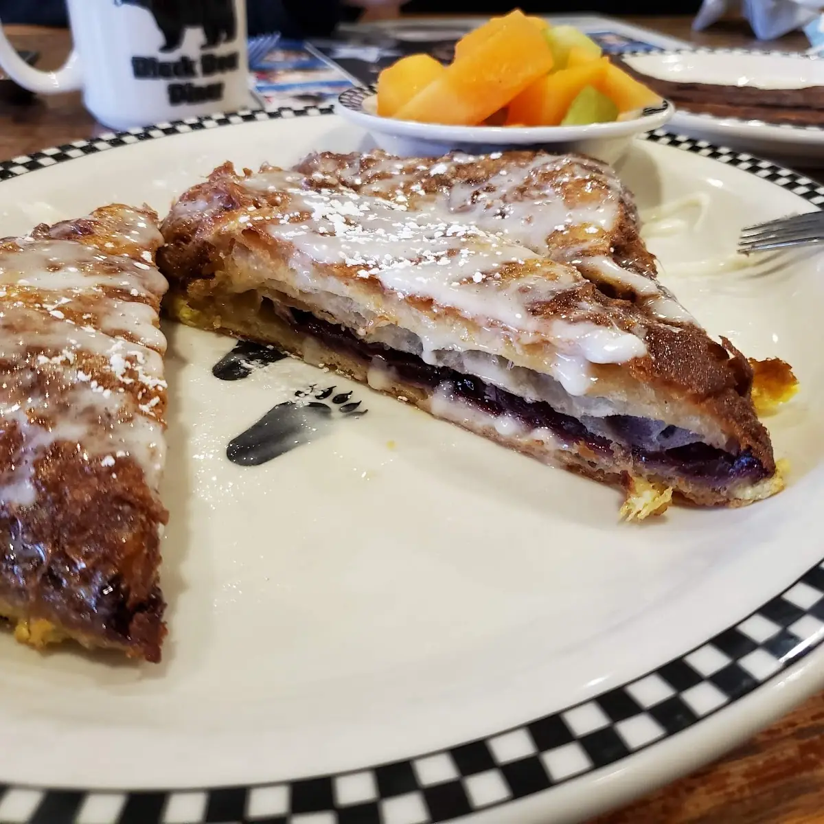 Stuffed Bear Claw French Toast Combo