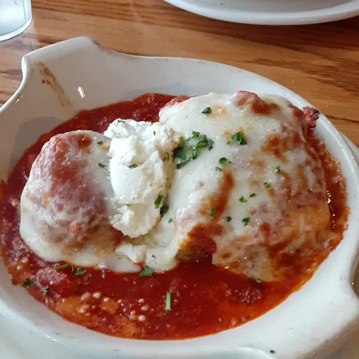 Lasagna with a Meatball