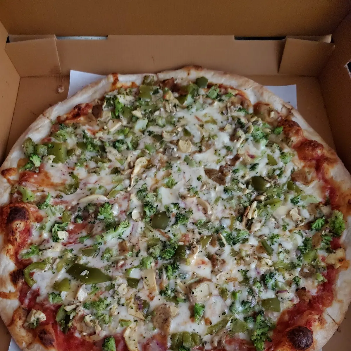 Mixed Vegetables Pizza