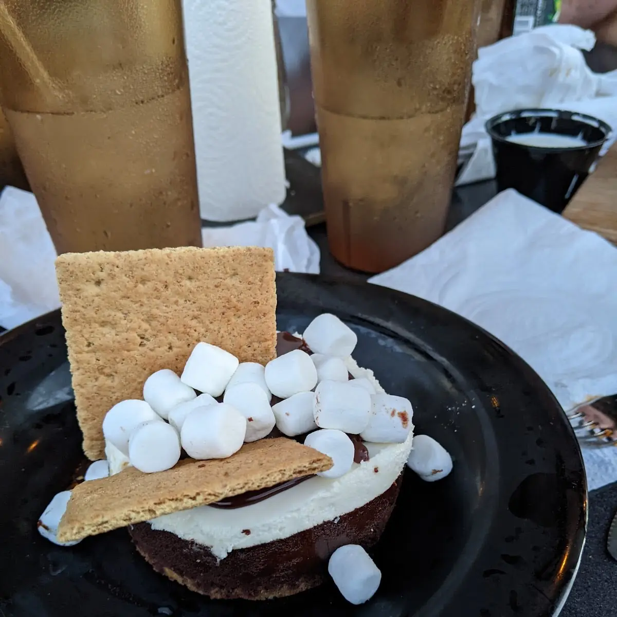 Camp Fire Brownie Sundae