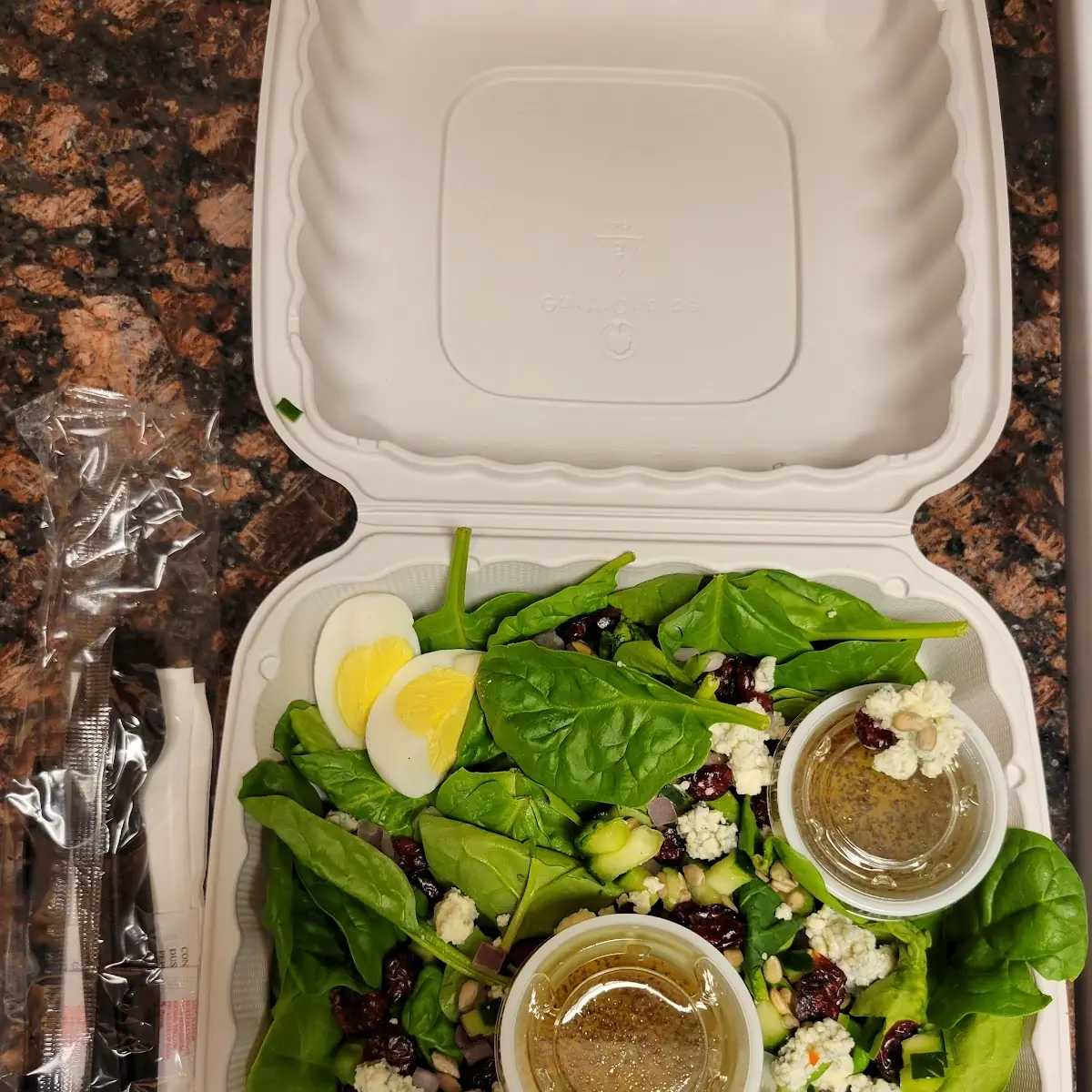 Cranberry Spinach Salad