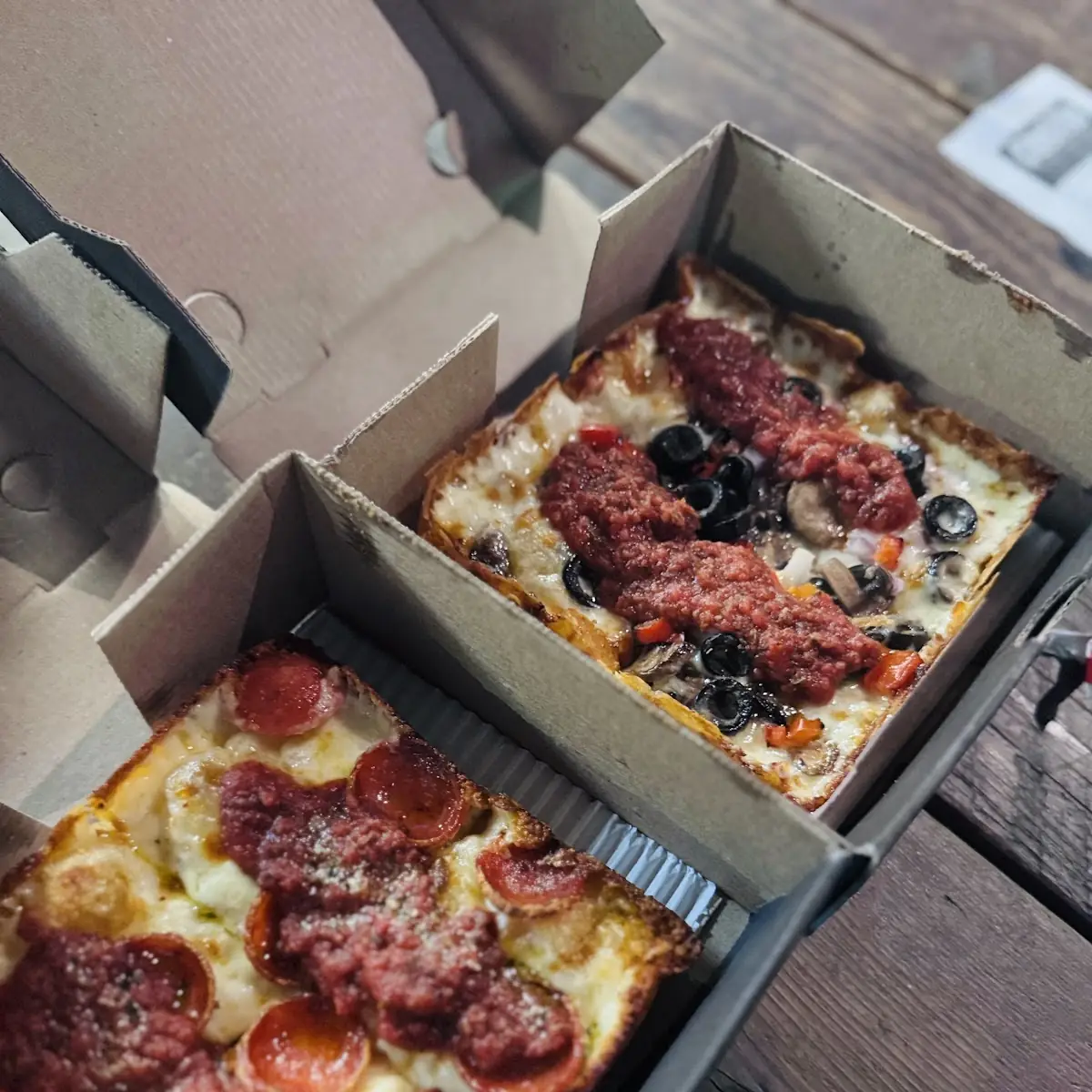 Pepperoni Detroit Style