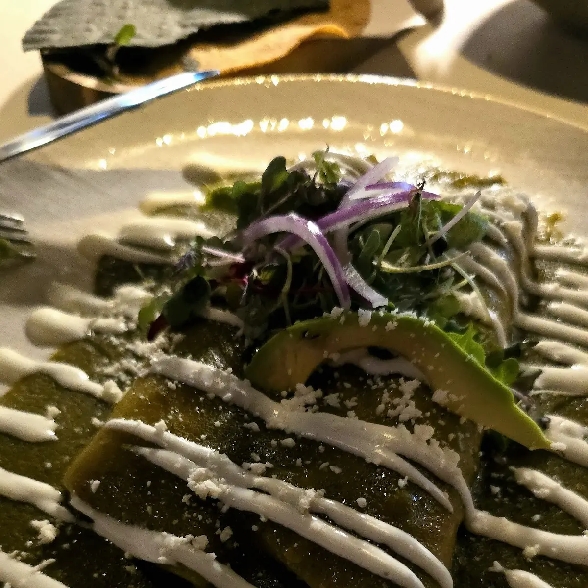 Chicken Enchiladas with Salsa Verde