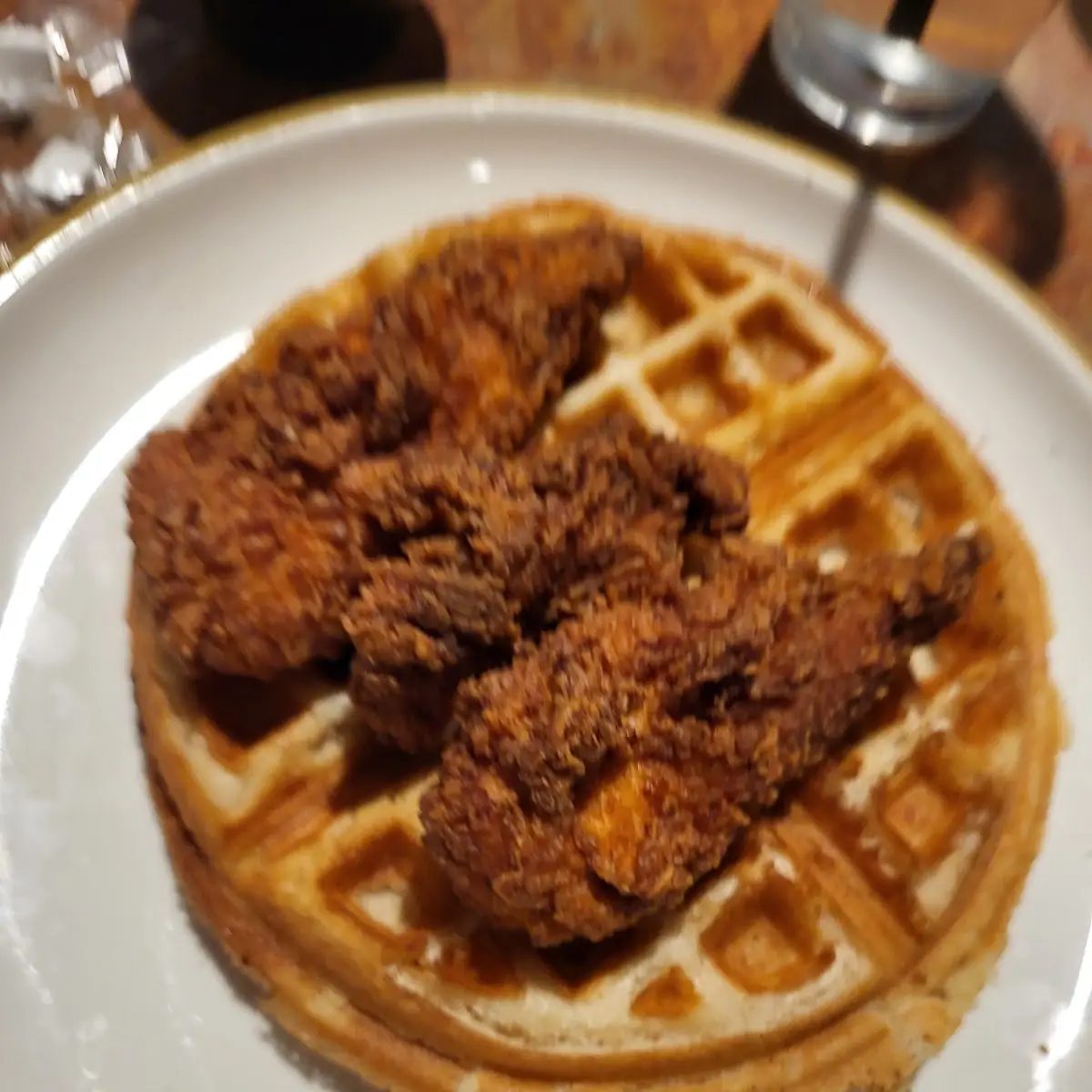 Crispy Fried Chicken and Waffle