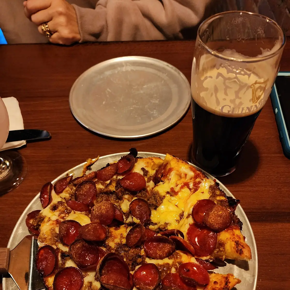 Cupped Pepperoni Pizza
