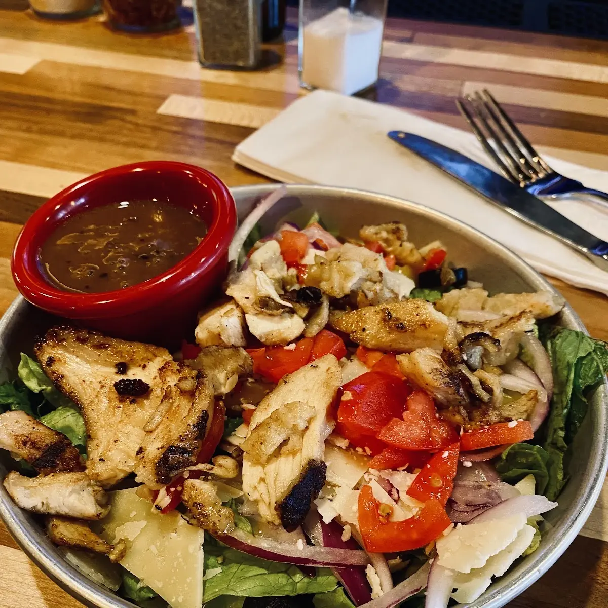 Side Salad with Chicken