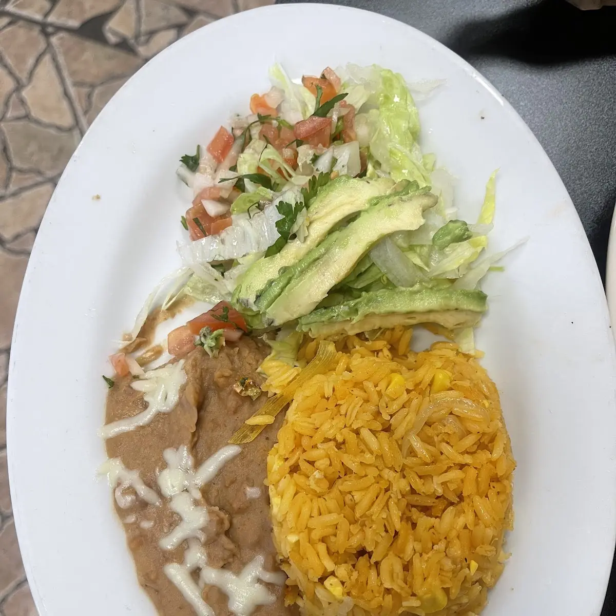 Rice and Refried Beans