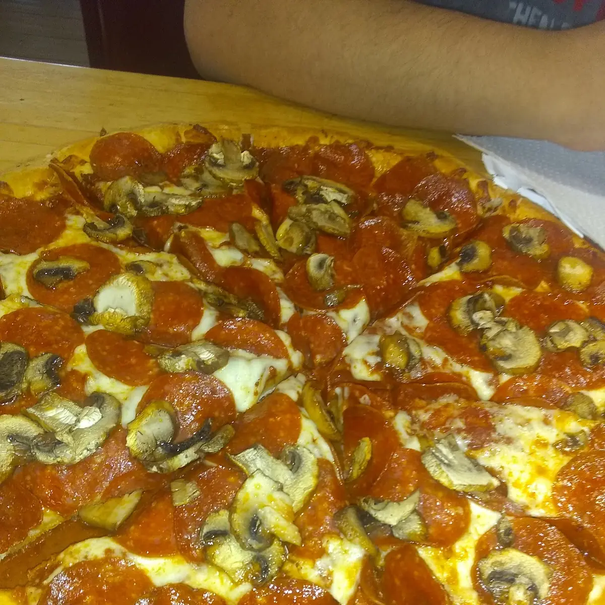 Pepperoni Mushroom Pizza