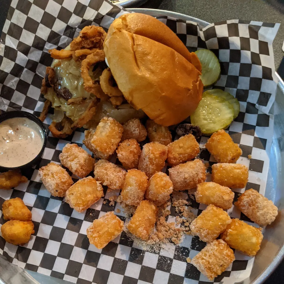 Garlic Parm Tater Tots