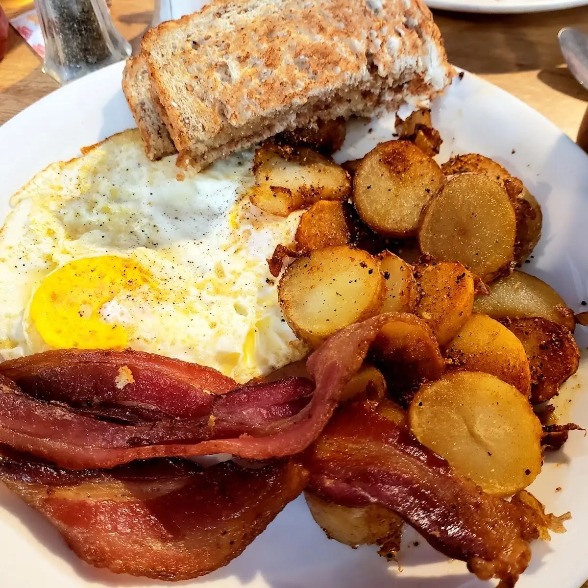 Kielbasa Hash with Apple Cider Mimosa