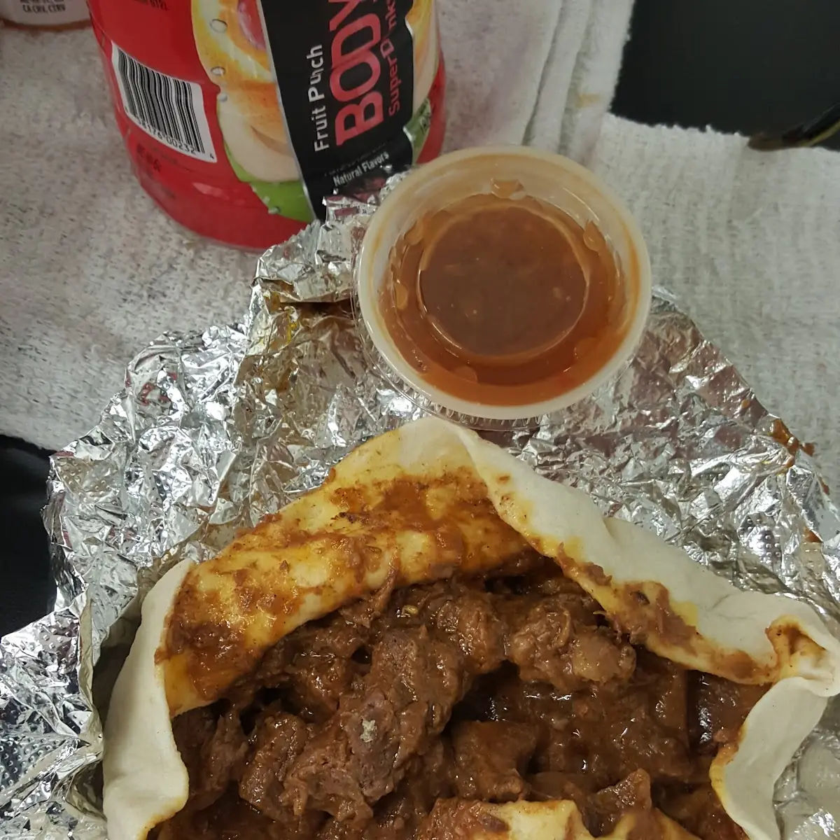 Carne Guisada Taco Dressed