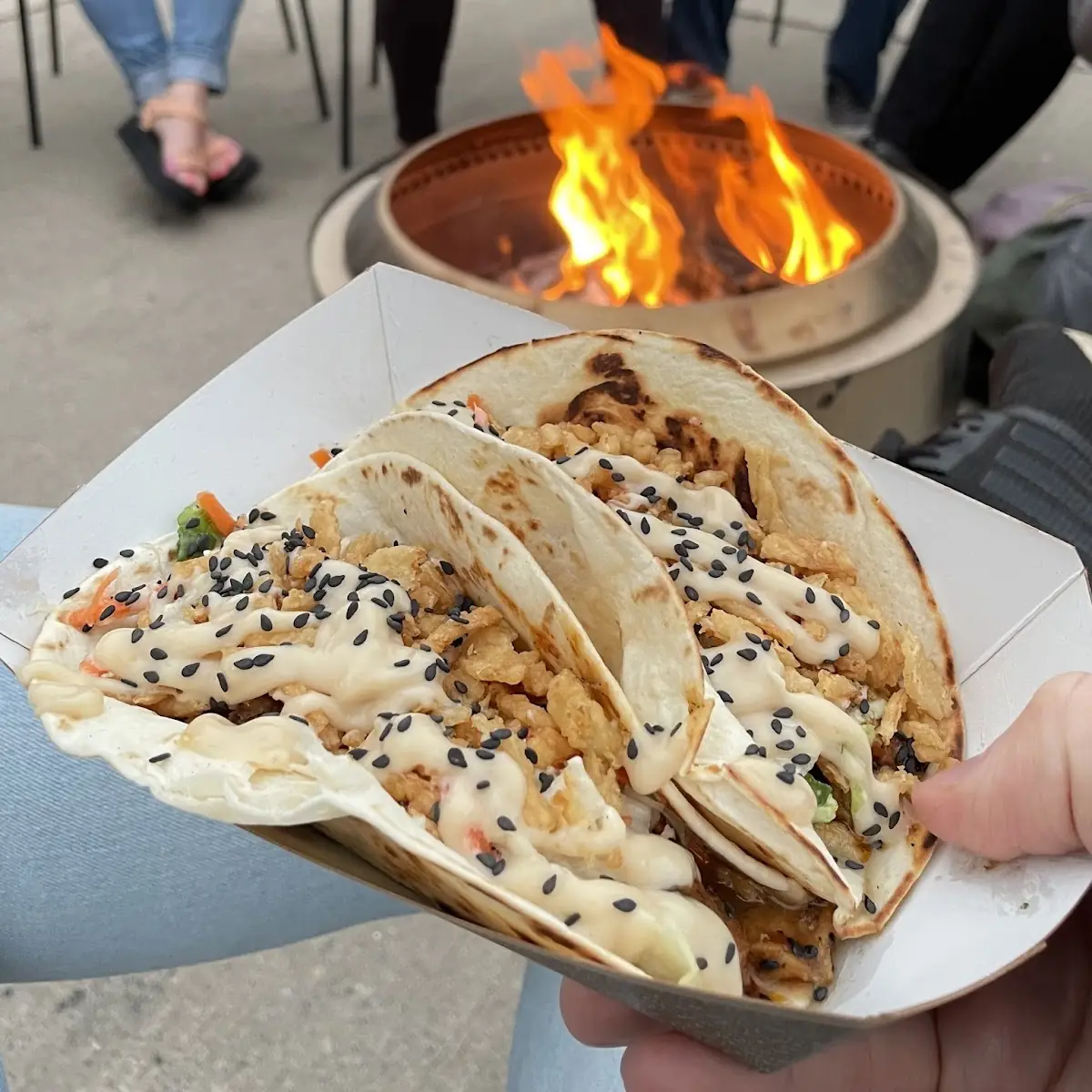 Korean Chicken Tacos
