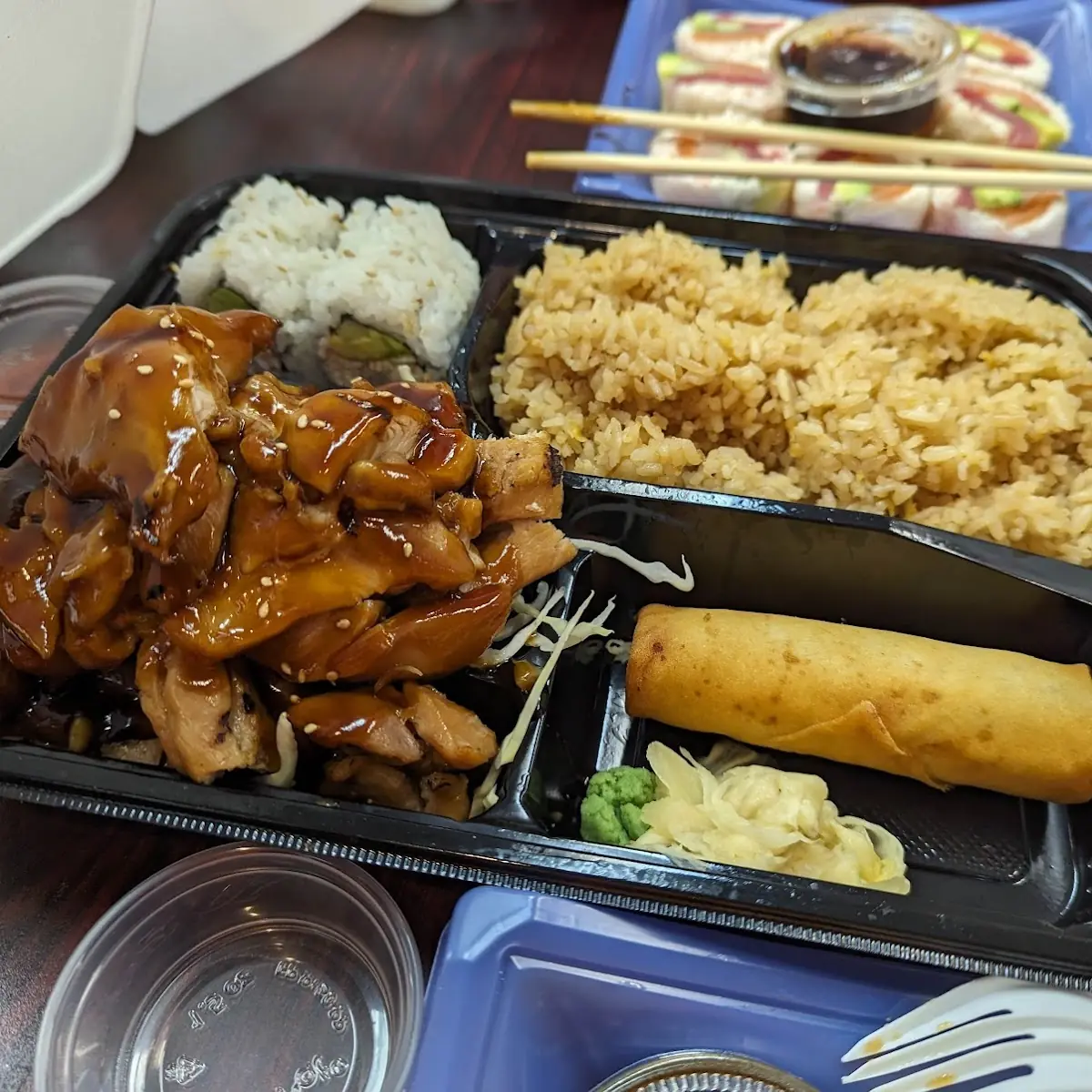 Combo Teriyaki & Beef Bento Box