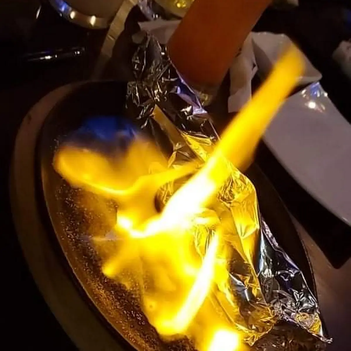 Flamed Sushi Roll