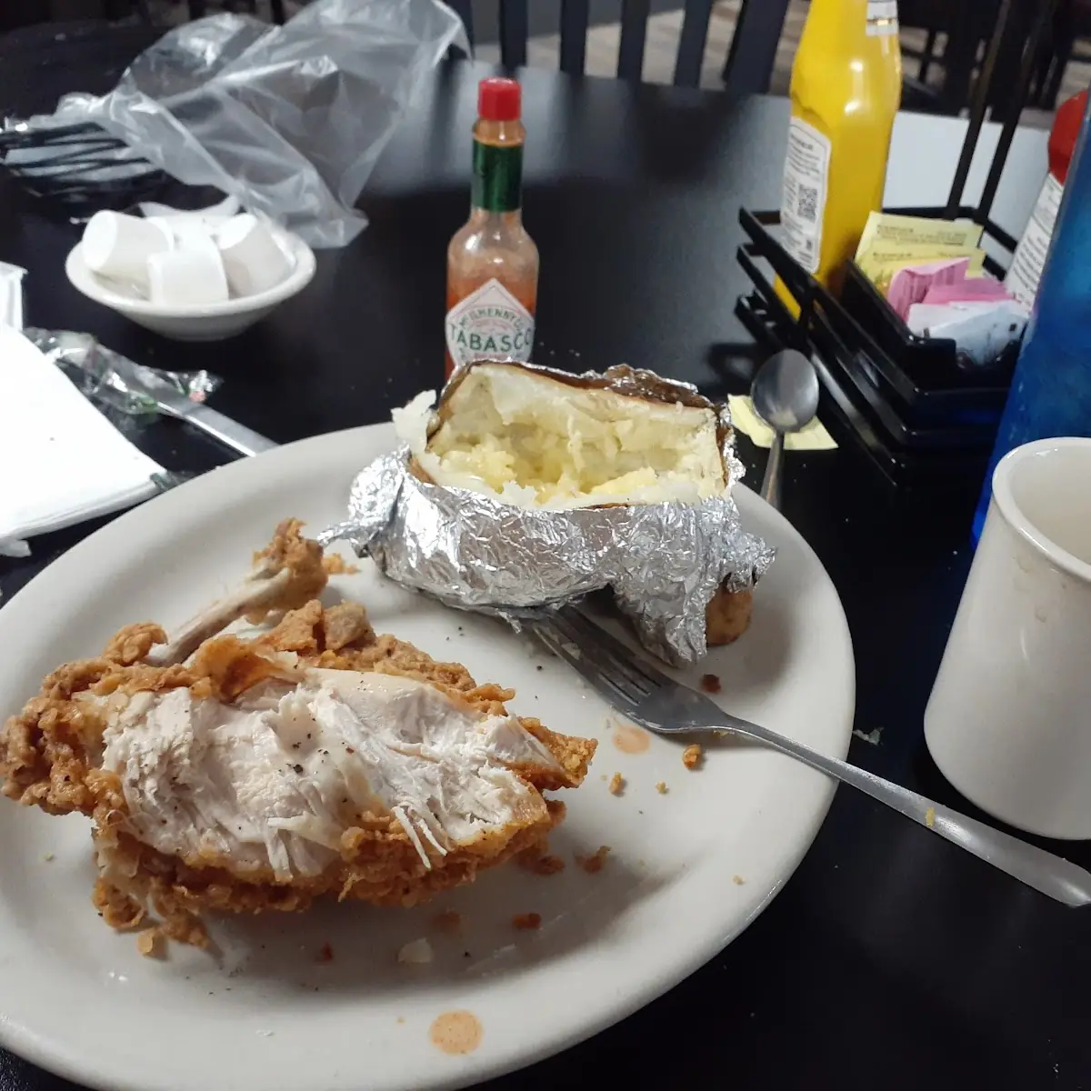 Pollo and Baked Potato