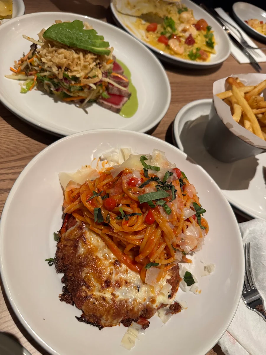 14oz Prime New York and Lobster Spaghetti