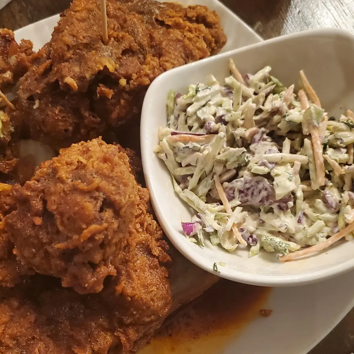 CHICKEN FRIED PORK BELLY