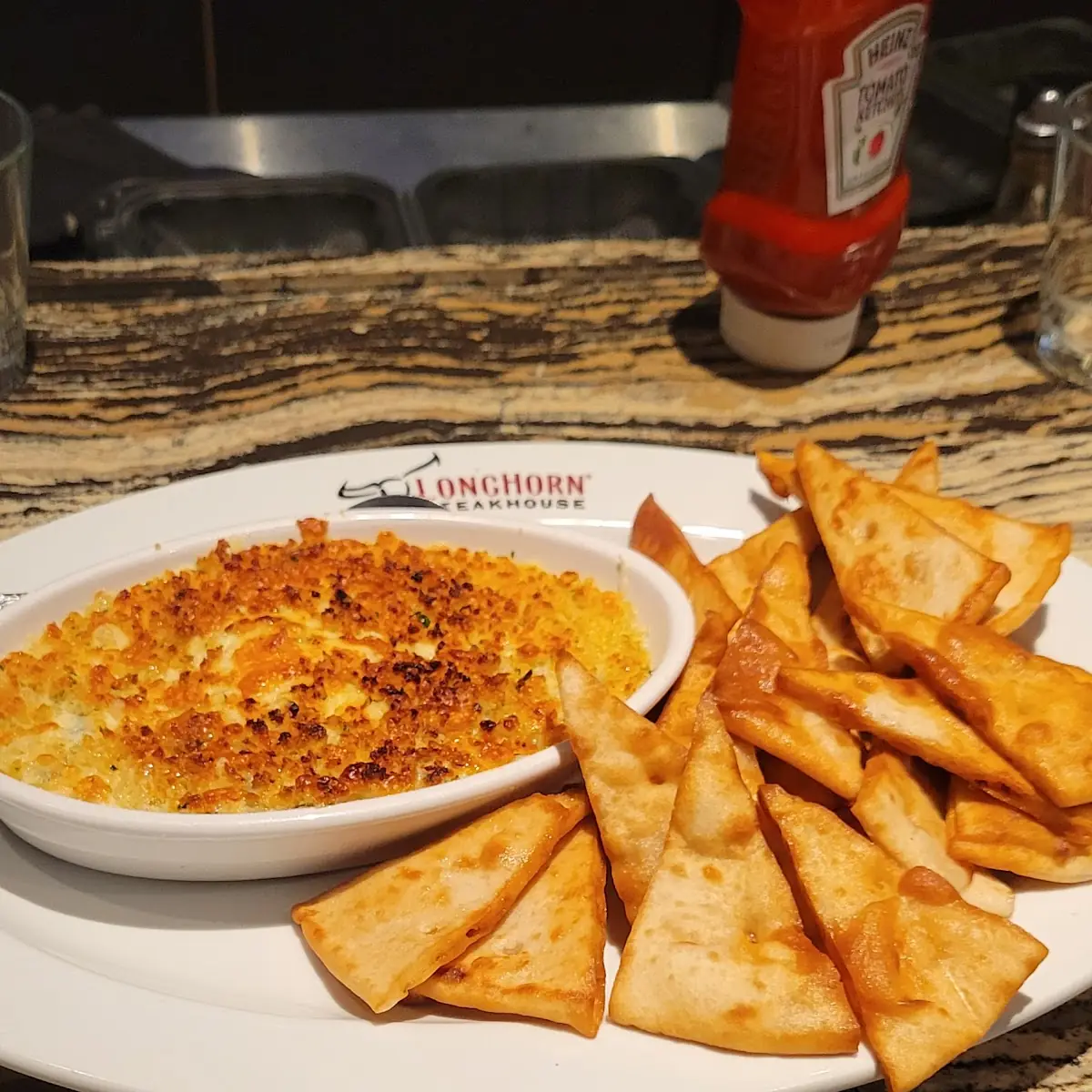 Parmesan Crusted Spinach Dip