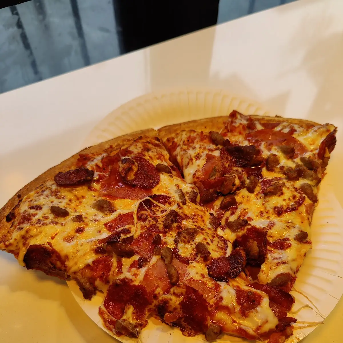 Meat Lovers Pizza Slice
