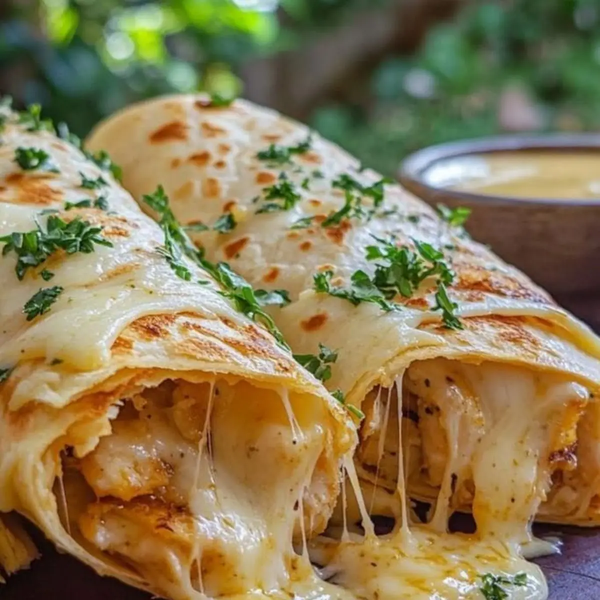 Chicken Shawarma with Mozzarella
