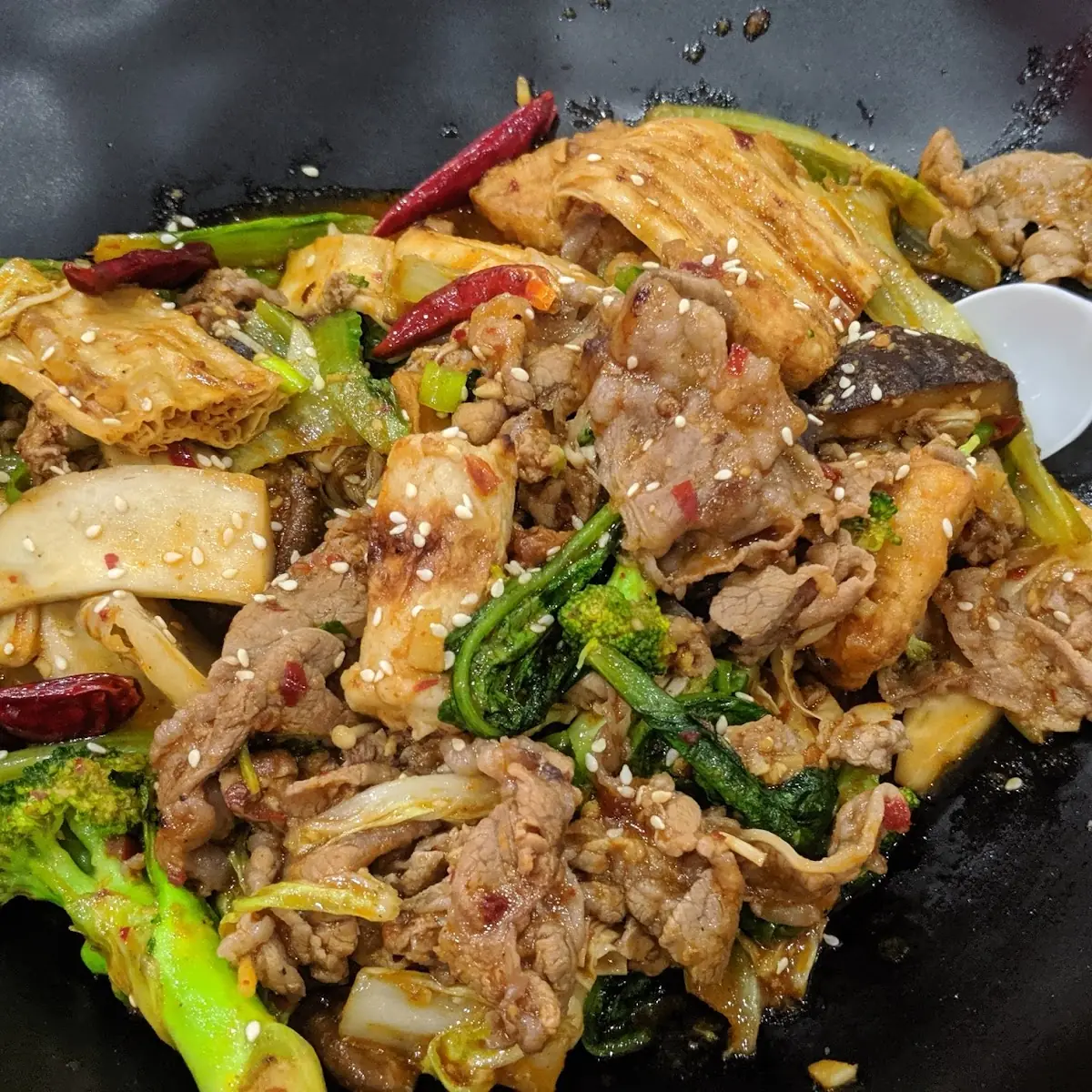 Sha-Cha Beef on Rice