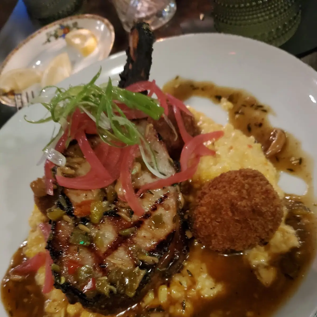 Apple Smoked Grilled Pork Chop