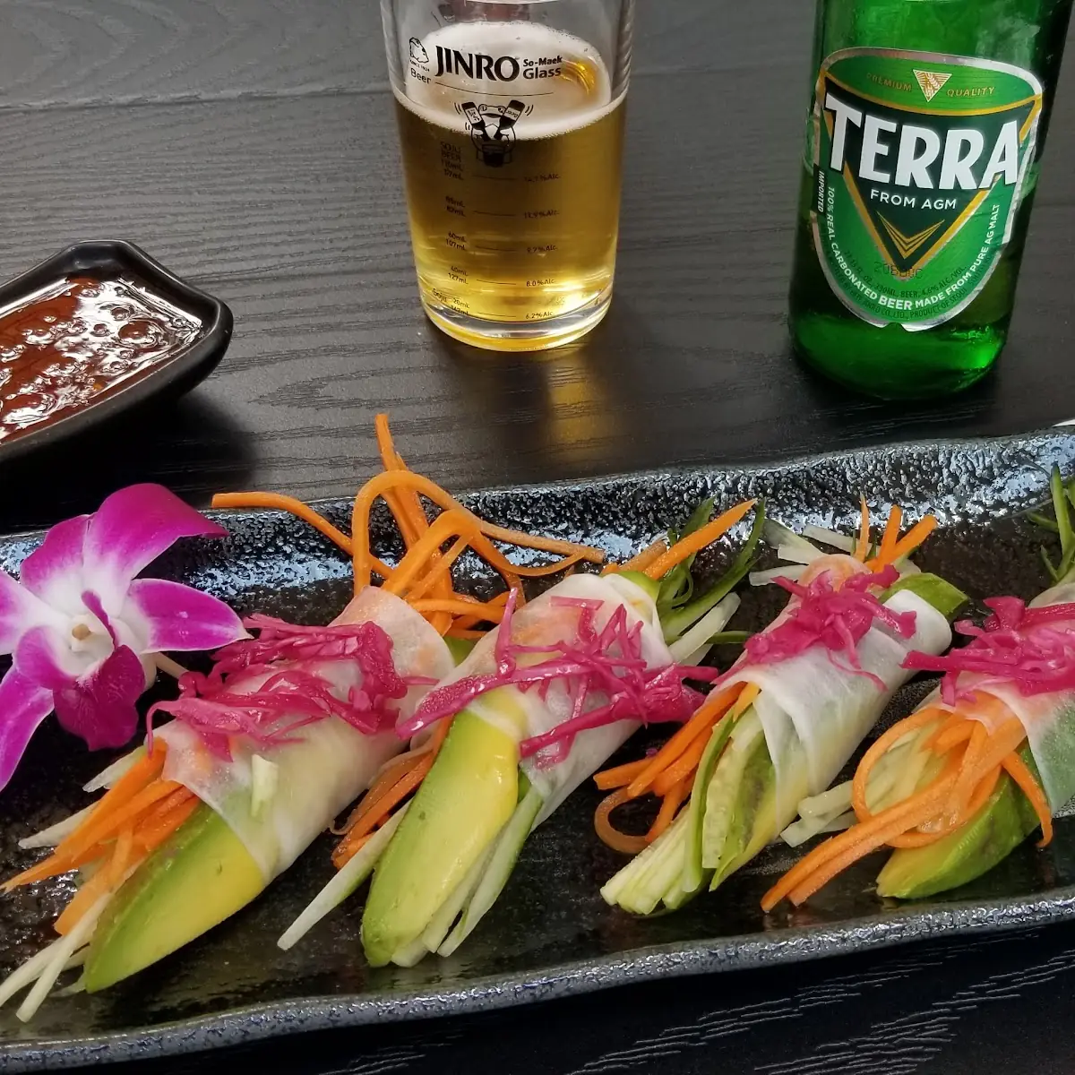 vegan summer rolls 여름 말이