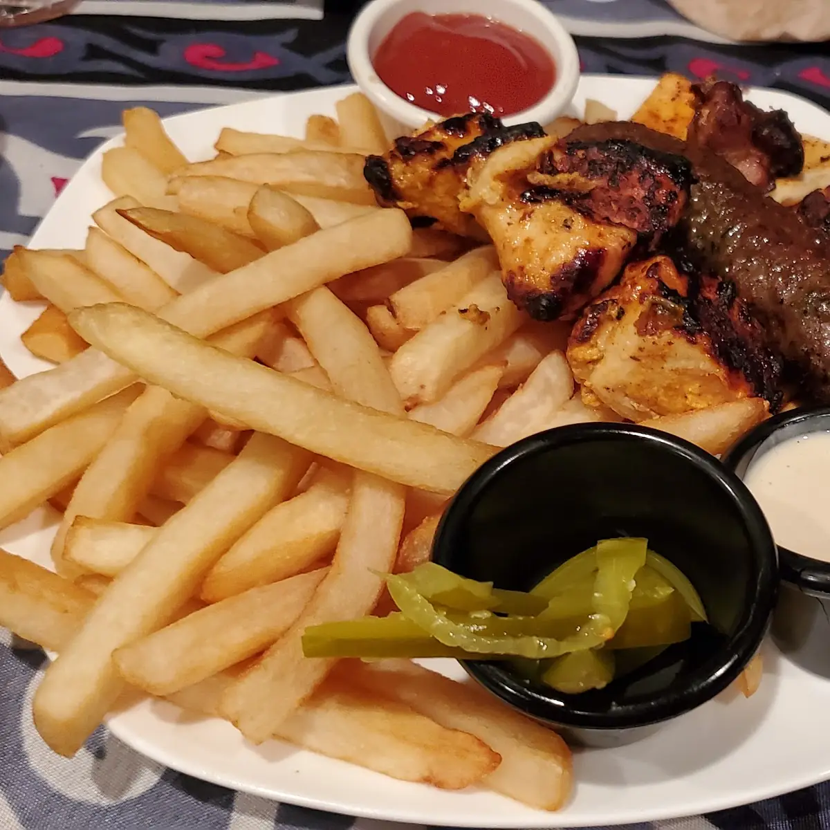 Mini Mixed Grill Platter with Fries